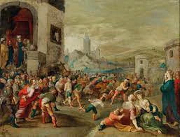 Pilato si lava le mani innocente